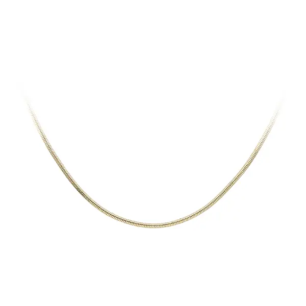 Золотая цепочка «змейка»