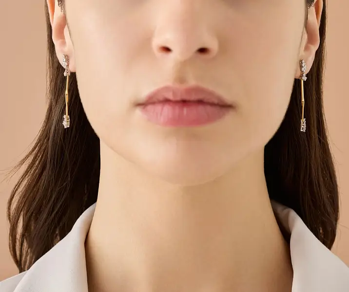 Золотые серьги Marco Bicego Marrakech OG420 B YW M5