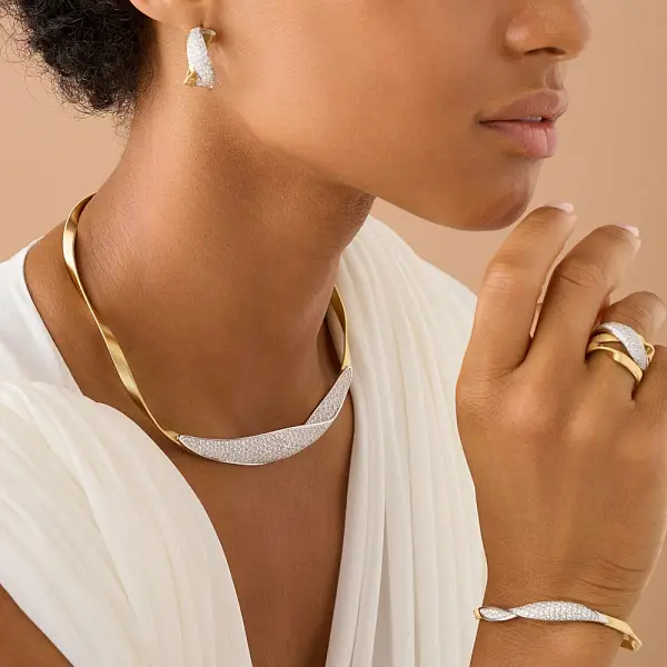 Золотые серьги Marco Bicego Marrakech OG419 B1 YW M5