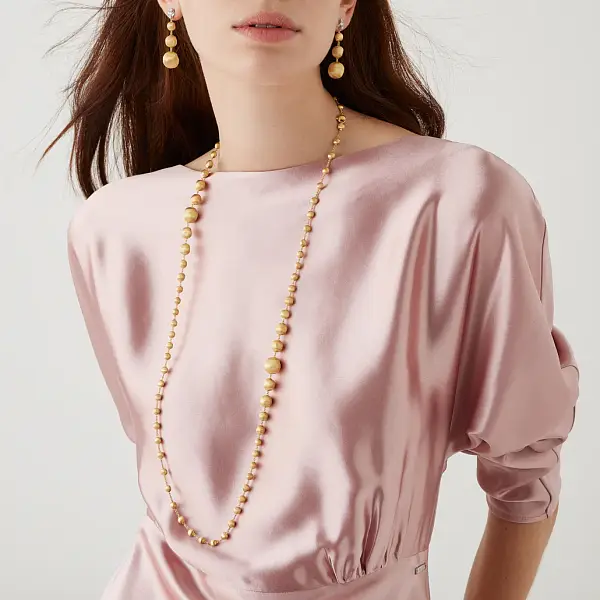 Золотое ожерелье Marco Bicego Африка CB1417 Y 02