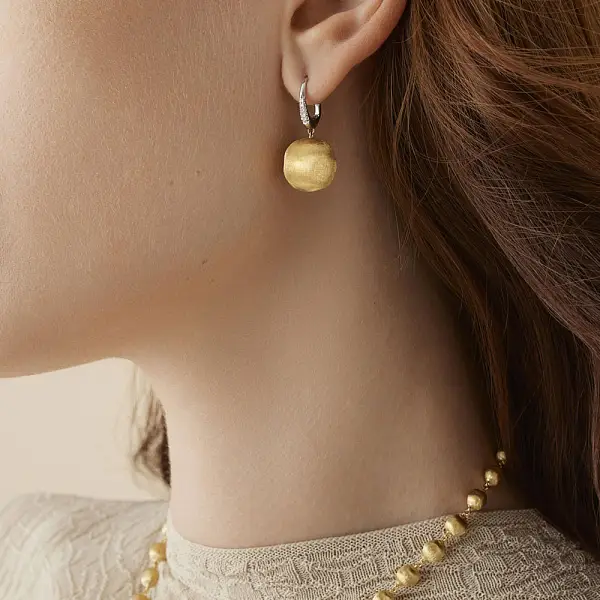 Золотые серьги Marco Bicego Africa OB1884-M B YW Q6