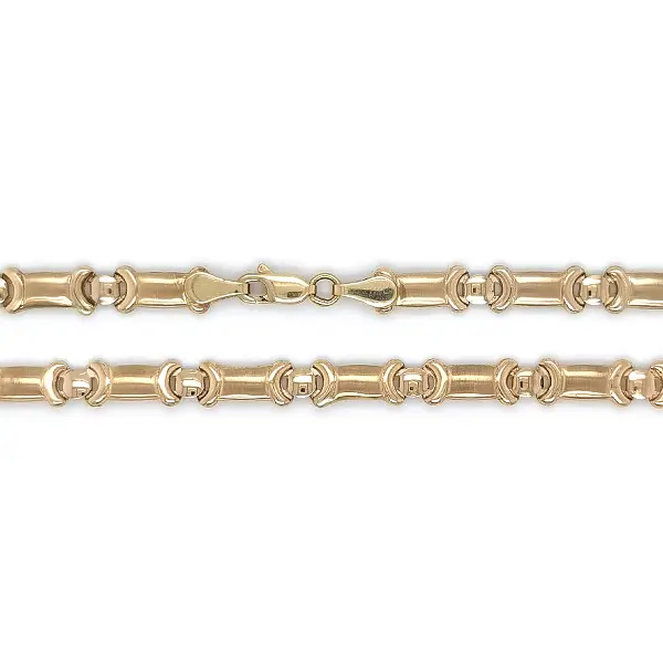 Золотое цепочное колье