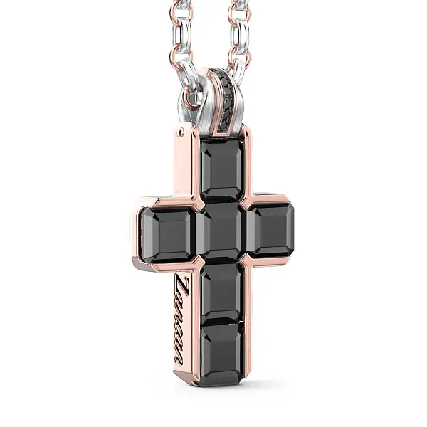 Золотое ожерелье Zancan Couture Sapphire UC101RB-60