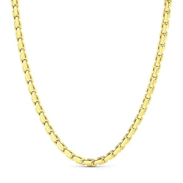 Мужское ожерелье Zancan из комбинированного золота EC712GB-60