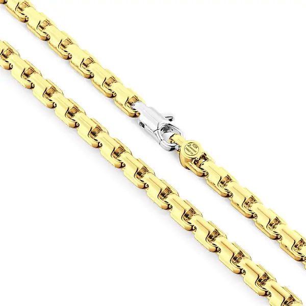 Мужское ожерелье Zancan из комбинированного золота EC712GB-60