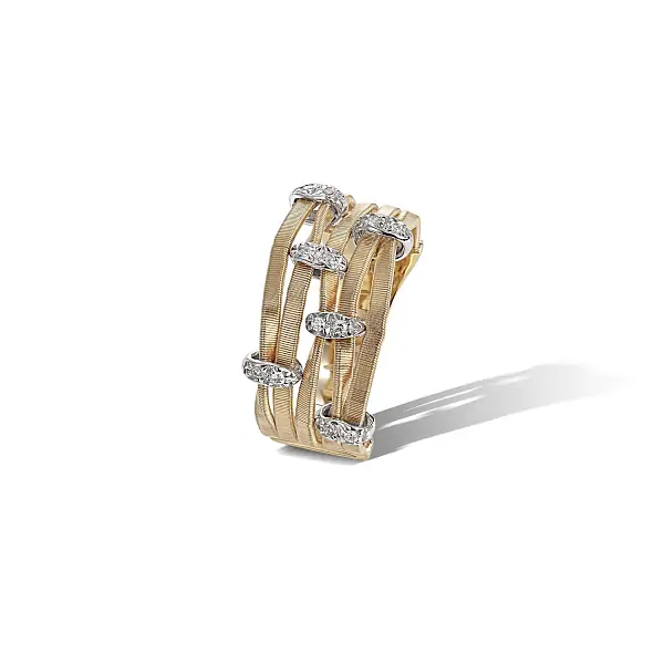 Золотое кольцо Marco Bicego Marrakech Onde AG340_B YW M5