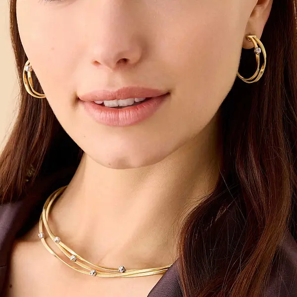 Золотое ожерелье Marco Bicego Marrakech CG848_B8 YW M5