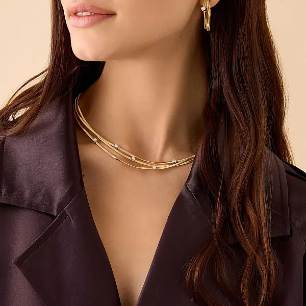 Золотое ожерелье Marco Bicego Marrakech CG848_B8 YW M5
