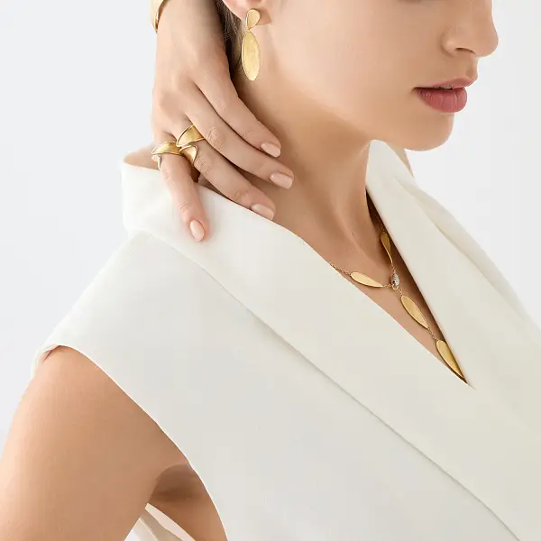 Золотое кольцо Marco Bicego Lunaria Twist AB661 Y 02