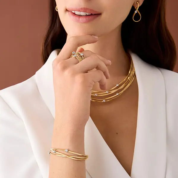 Золотой браслет Marco Bicego Marrakech BG848_B B8 YW M5