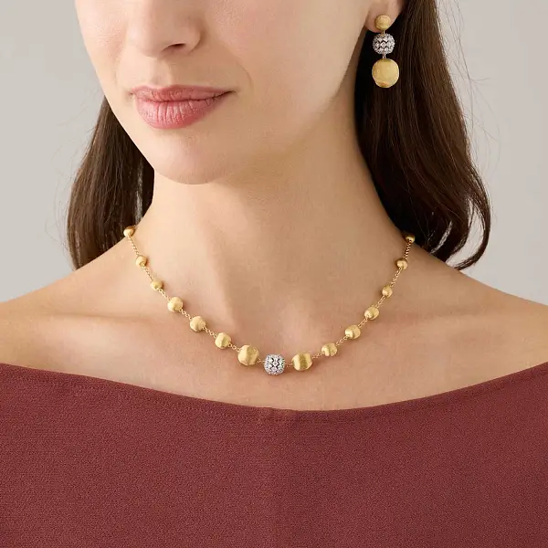 Золотое ожерелье Marco Bicego Africa Alta CB2899_B2 YW Q6