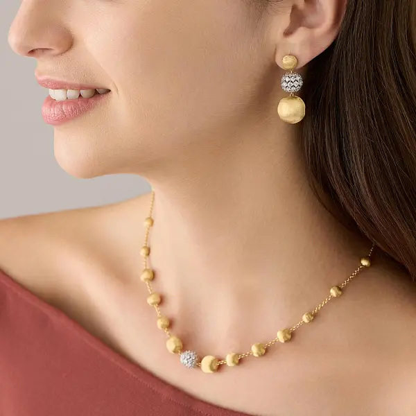 Золотое ожерелье Marco Bicego Africa Alta CB2899_B2 YW Q6