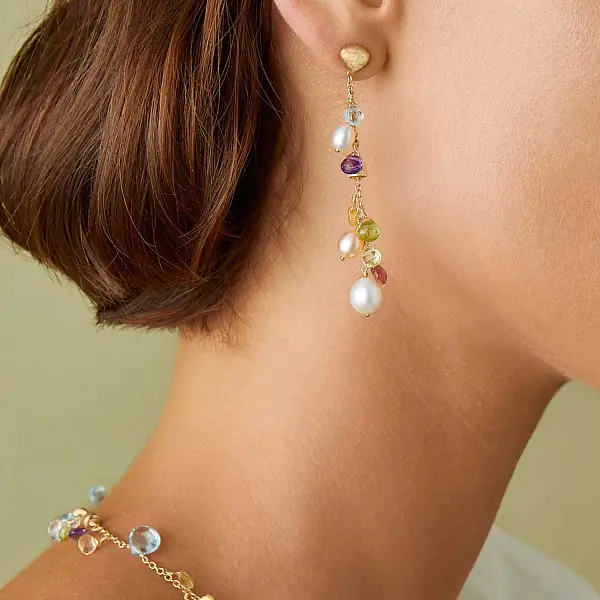 Золотые серьги Marco Bicego Paradise OB1779 MIX114 Y