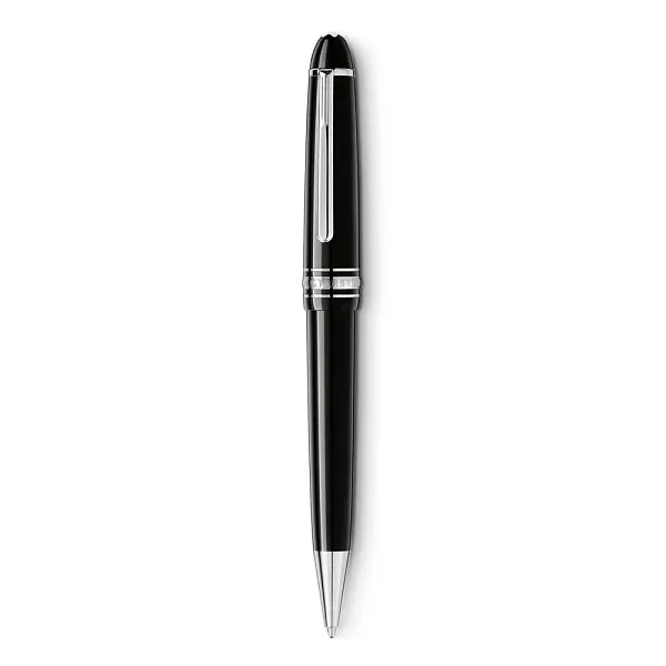 Ручка-шариковая Montblanc Meisterstück Midsize с платиновым покрытием MB132491