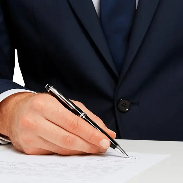 Ручка-шариковая Montblanc Meisterstück Midsize с платиновым покрытием MB132491