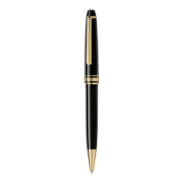 Ручка-шариковая Montblanc Meisterstück Classique с позолоченным покрытием MB132453