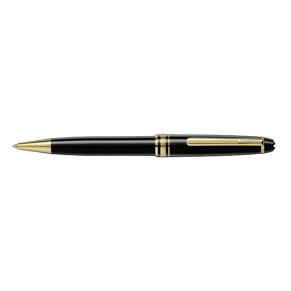 Ручка-шариковая Montblanc Meisterstück Classique с позолоченным покрытием MB132453