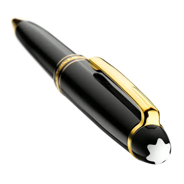 Ручка-шариковая Montblanc Meisterstück Classique с позолоченным покрытием MB132453