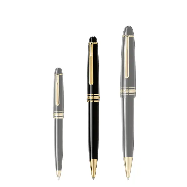 Ручка-шариковая Montblanc Meisterstück Classique с позолоченным покрытием MB132453