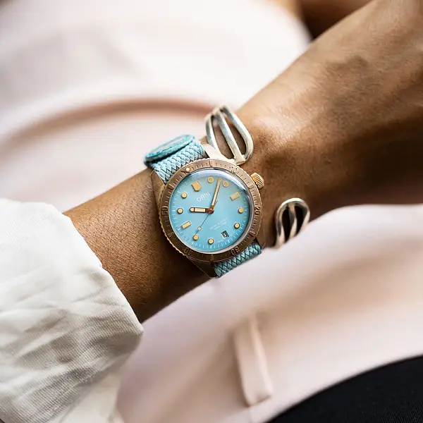 Oris Divers Sixty-Five Cotton Candy Sky Blue 01 733 7771 3155-07 3 19 02 BRS