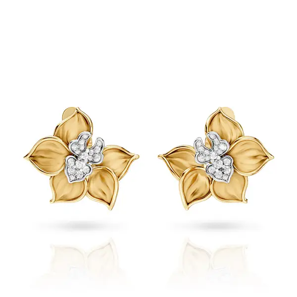 Серьги Carrera y Carrera Orquídeas Maxi