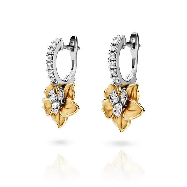 Серьги Carrera y Carrera Orquideas Long