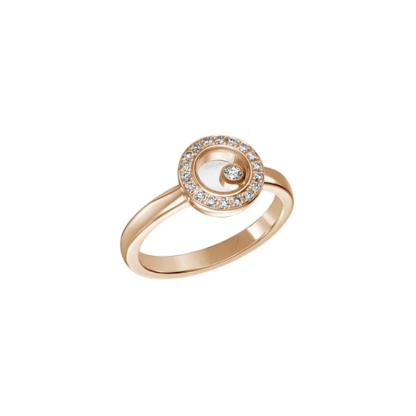 Золотое кольцо Chopard Happy Diamonds 82A017-5209