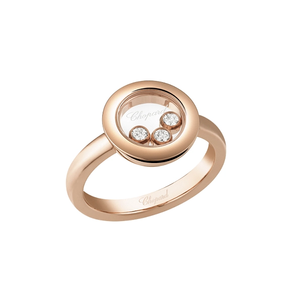 Золотое кольцо Chopard Happy Diamonds 82A018-5111
