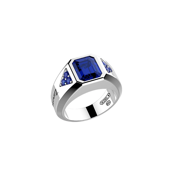 Золотое кольцо Zancan Couture с сапфиром EAA308B