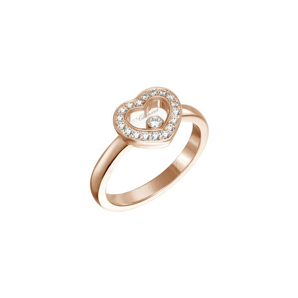 Золотое кольцо Chopard Happy Diamonds 82A054-5210