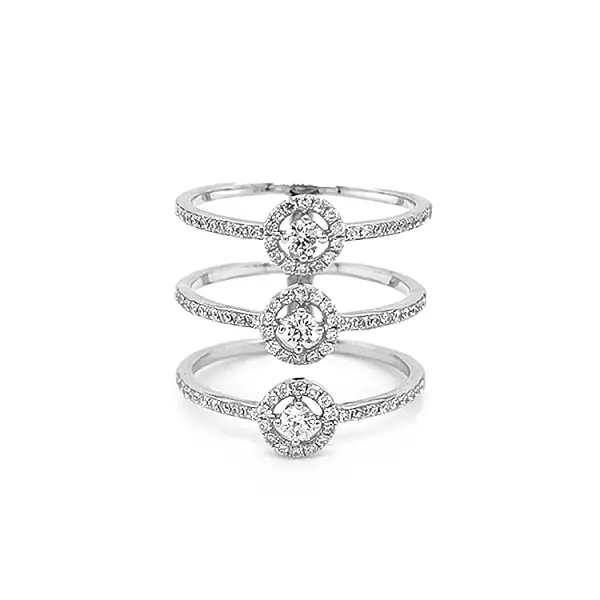 Золотое кольцо с бриллиантами