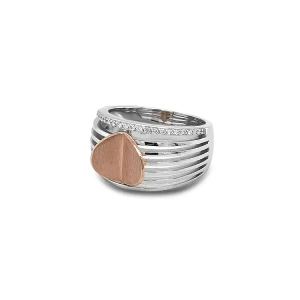 Золотое кольцо с бриллиантами