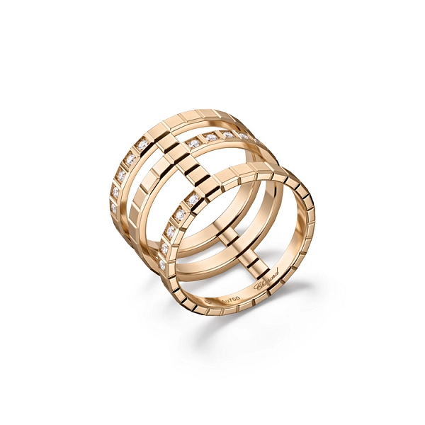 Золотое кольцо Chopard Ice Cube 827007-5010