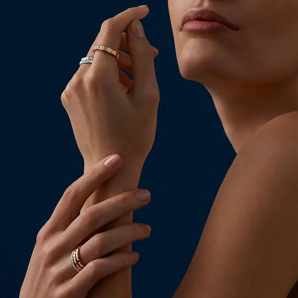 Золотое кольцо Chopard Ice Cube 827702-5259