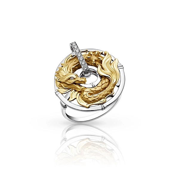 Золотое кольцо Carrera y Carrera New Shanghai Mini