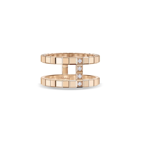Золотое кольцо Chopard Ice Cube 827006-5007