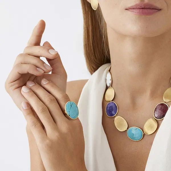 Золотое кольцо Marco Bicego Lunaria Ring AB564 TUM01 Y