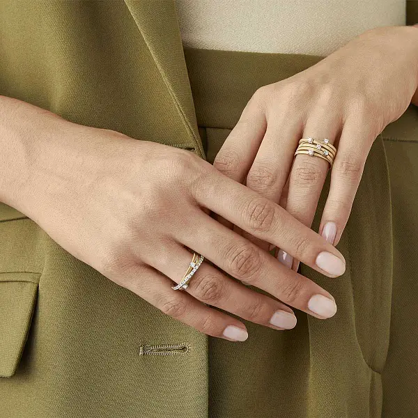 Золотое кольцо Marco Bicego Goa AG269 B2 W 01