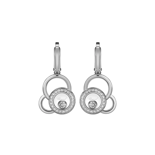 Золотые серьги Chopard Happy Diamonds 839769-1002
