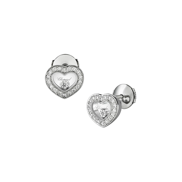 Золотые серьги Chopard Happy Diamonds 83A054-1201