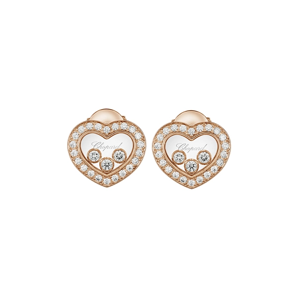 Золотые серьги Chopard Happy Diamonds 83A611-5201