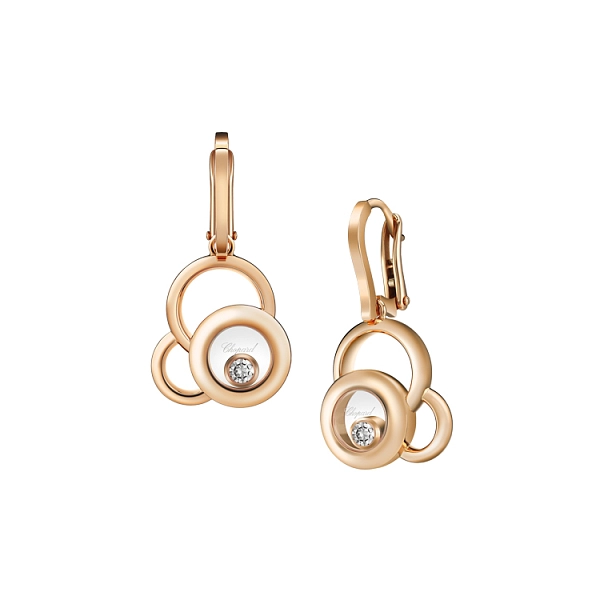 Золотые серьги Chopard Happy Diamonds 839769-5001