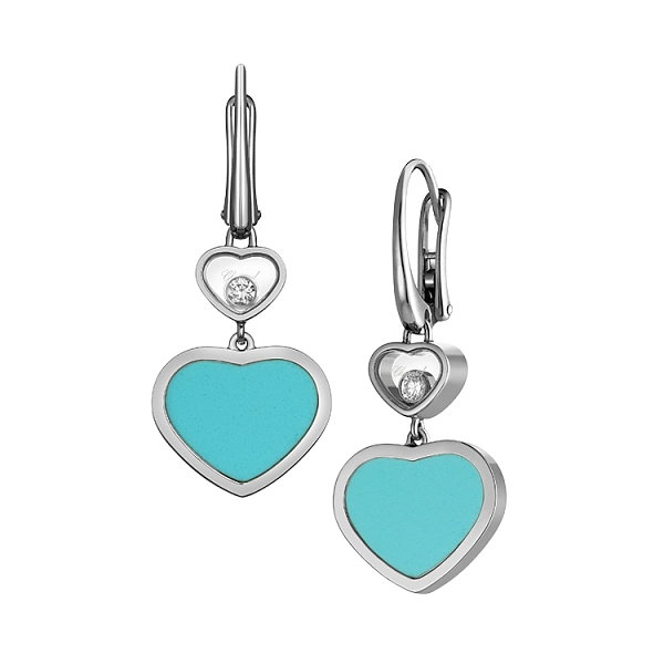 Золотые серьги Chopard Happy Hearts 837482-1410