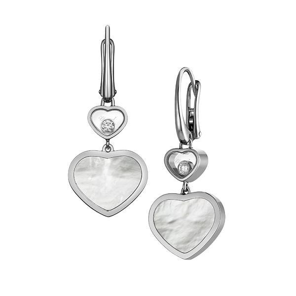 Золотые серьги Chopard Happy Hearts 837482-1310