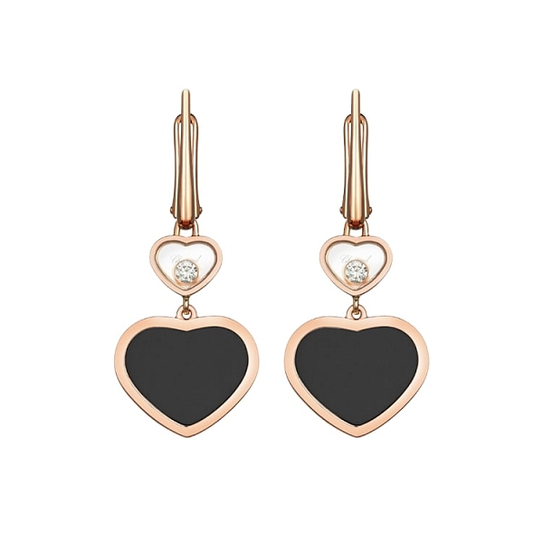 Золотые серьги Chopard Happy Hearts 837482-5210