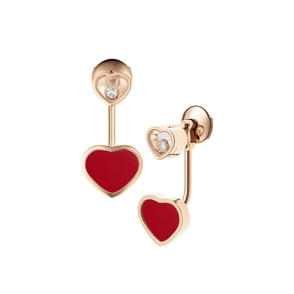 Золотые серьги Chopard Happy Hearts 83A082-5801