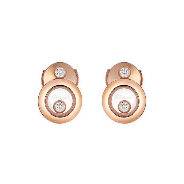 Золотые серьги Chopard Happy Diamonds 833957-5201