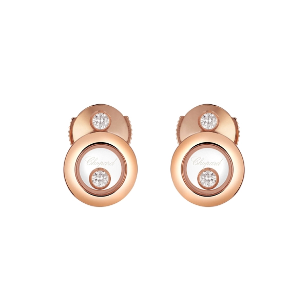 Золотые серьги Chopard Happy Diamonds 833957-5201