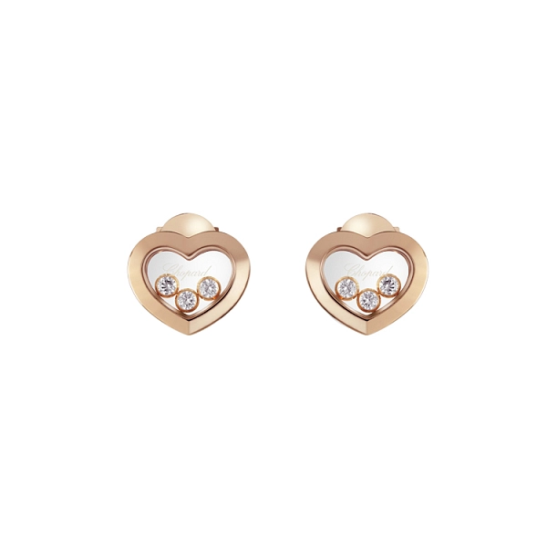 Золотые серьги Chopard Happy Diamonds 83A611-5001