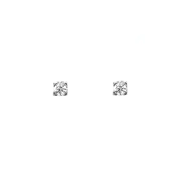 Золотые серьги с бриллиантами